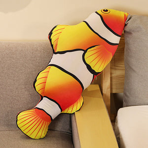 Cartoon Simulation Crucian Carp Plush Toy Doll Bed Accompany You To Sleep With Long Strip Pillow Rag Doll Fish Pillow Doll