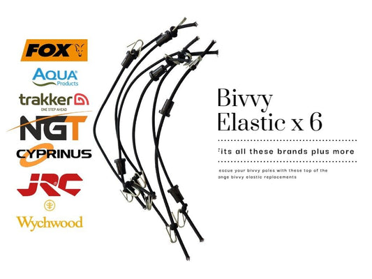 Bivvy Poles Elastic Repair Kit For Cyprinus® Typhoon Bivvy